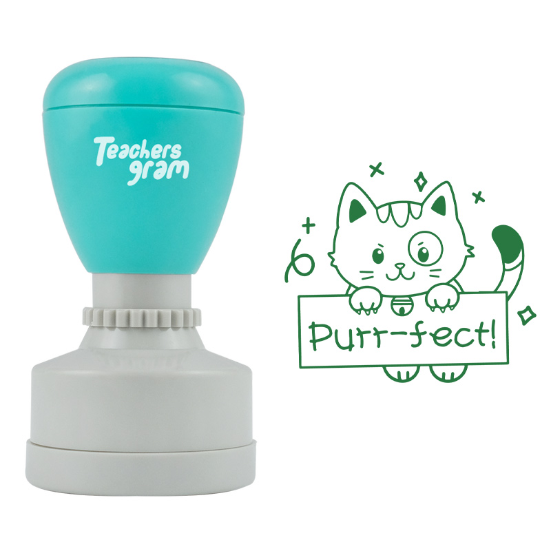 Purr-fect Cat Stamp