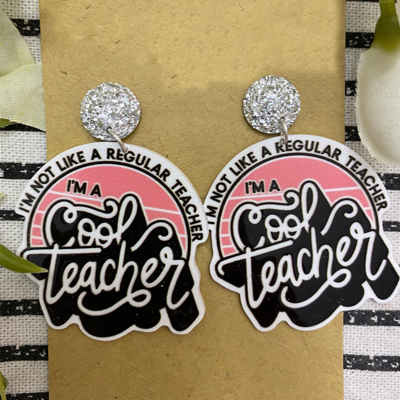 Cool Teacher Earrings