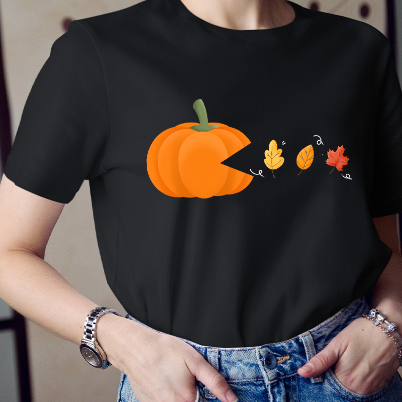 Pac-Pumpkin Teacher T-Shirt