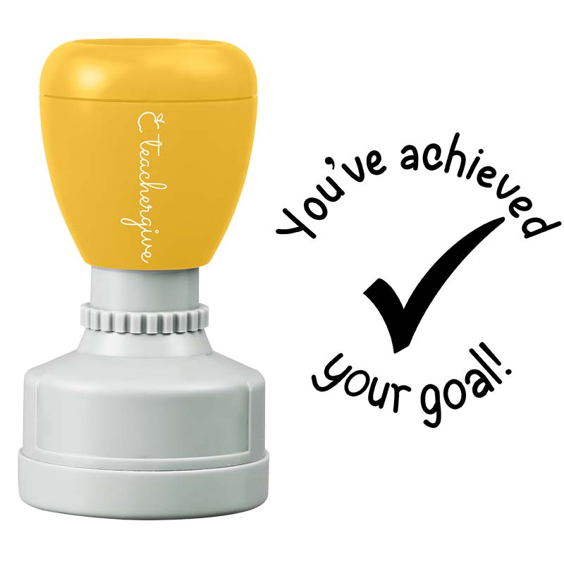 You've Achieved Your Goal Teacher Stamp
