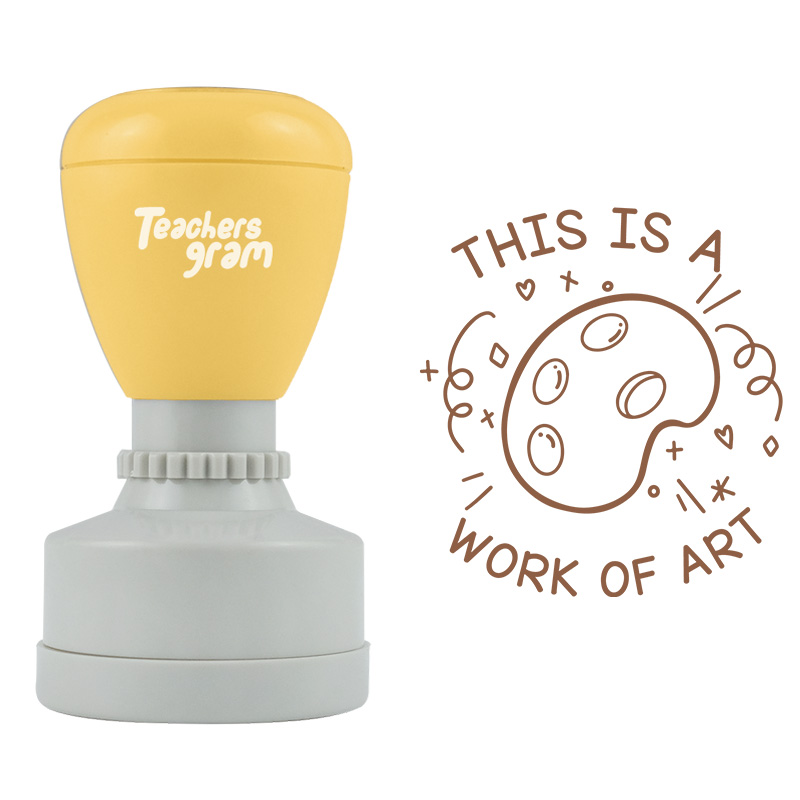 Dies ist ein Kunstwerk Lehrer Stempel