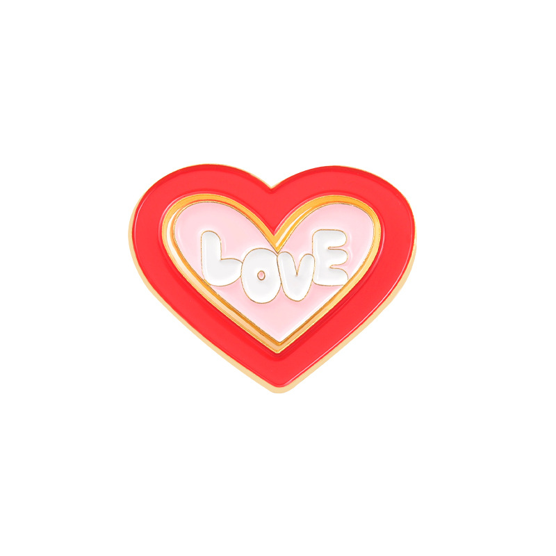 Herzrot Pin-Set