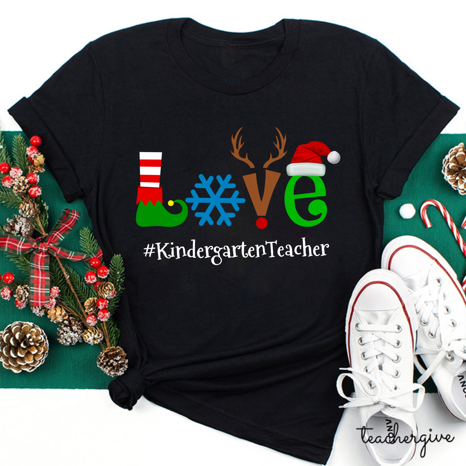 Personalized Love Teacher T-Shirt
