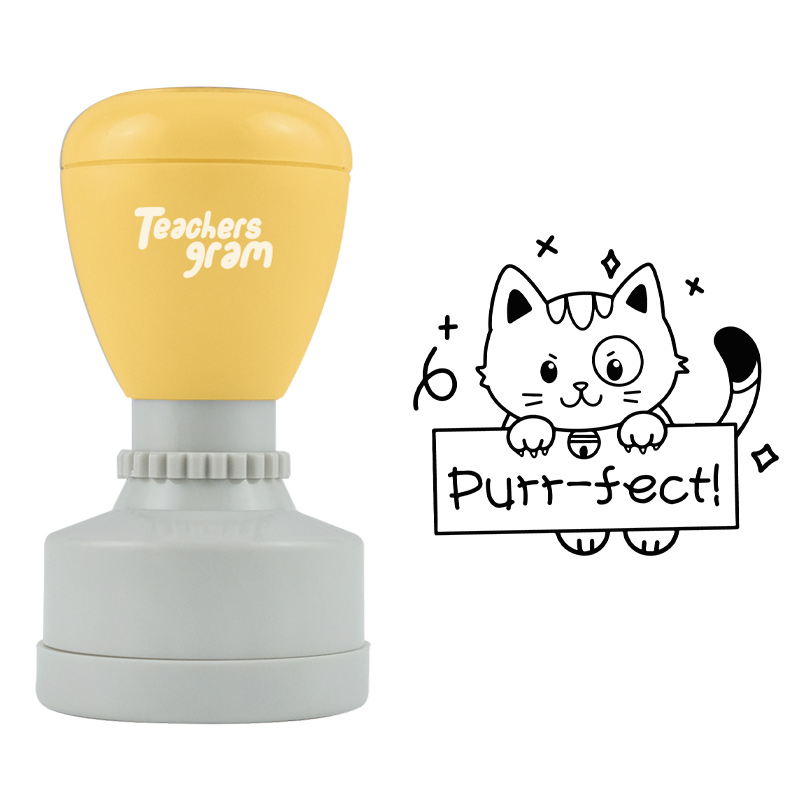 Purr-fect Cat Stamp