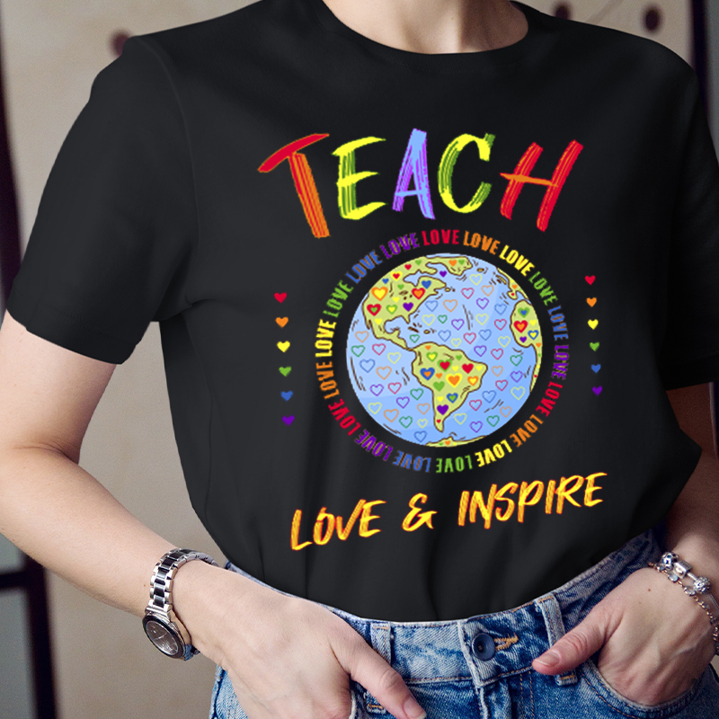 Teach Love Inspire Earth T-Shirt