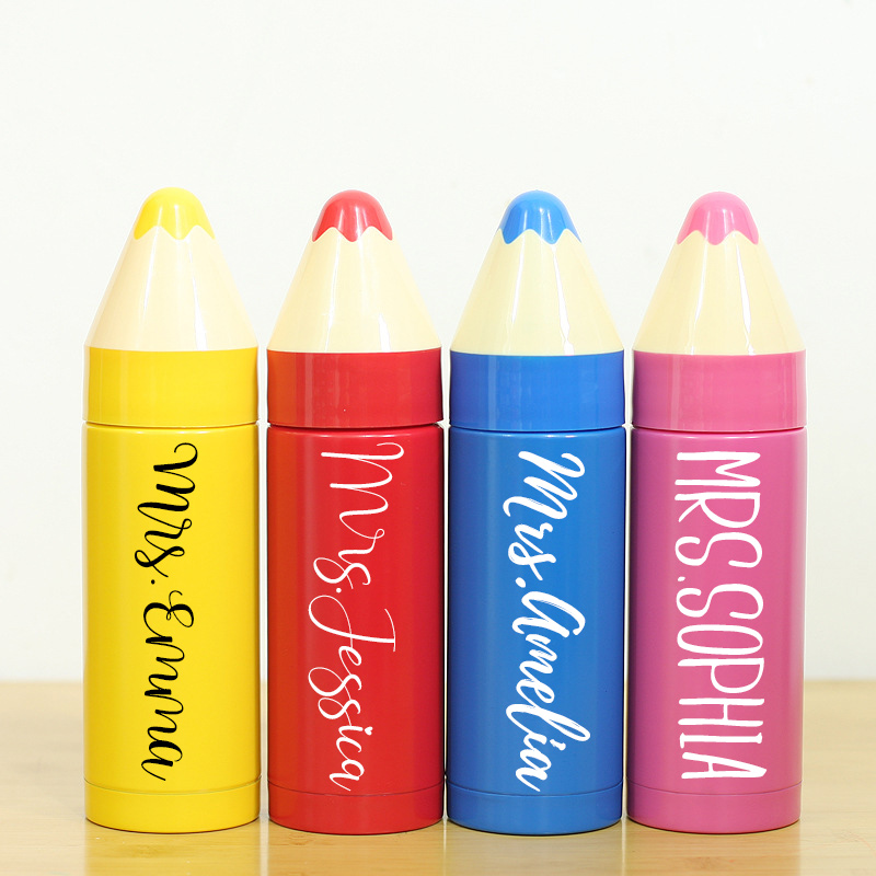 Personalized Colored Pencil Tumbler