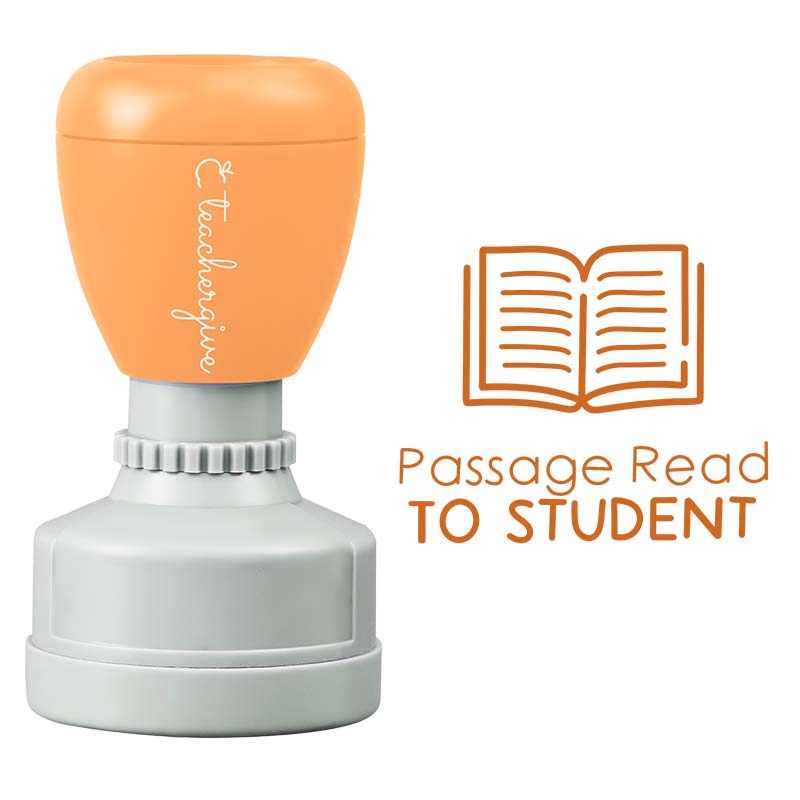 Passage Read To Student Teacher Stamp