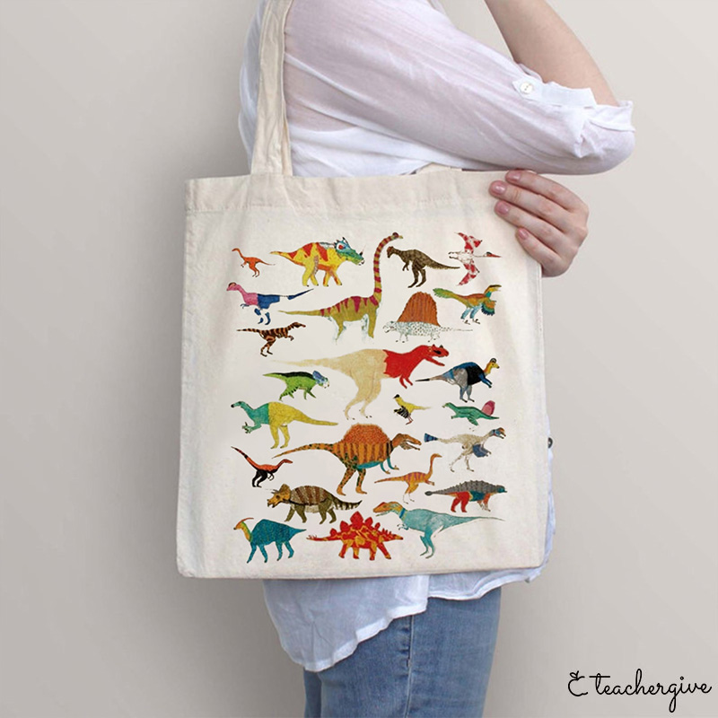 Can You Name These Dinosaur Teacher Tote Bag