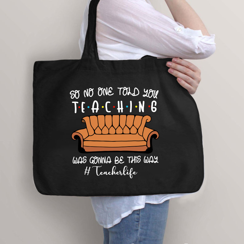 Also hat dir niemand gesagt, dass der Unterricht so sein würde Lehrer Tragetasche mit Reißverschluss