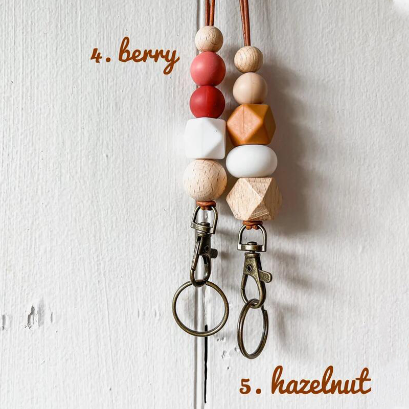 Colorful Beaded Lanyard