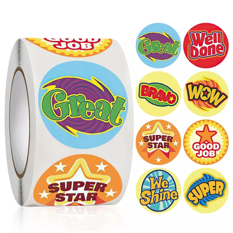 Well Done teacher Stickers