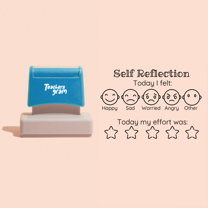 Self Reflection For Student Large Rectangle Stamp