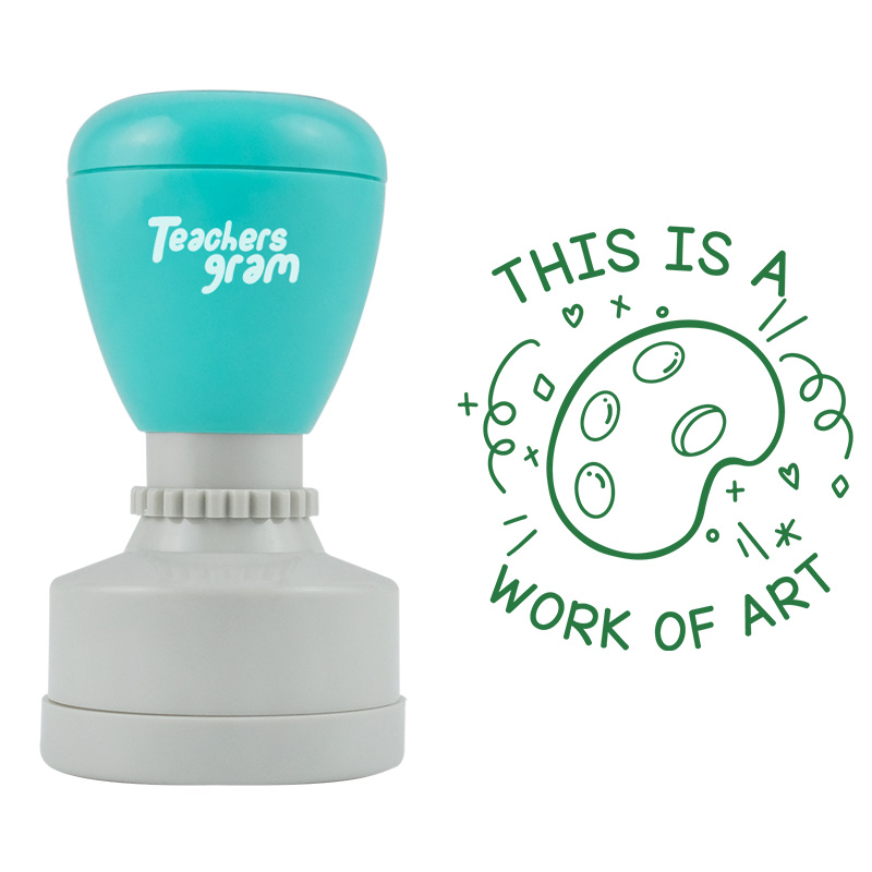 Dies ist ein Kunstwerk Lehrer Stempel