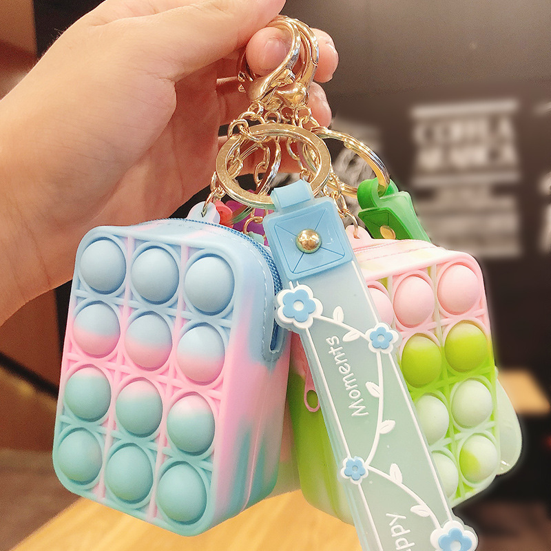 Silicone Backpack Pendant Keychain