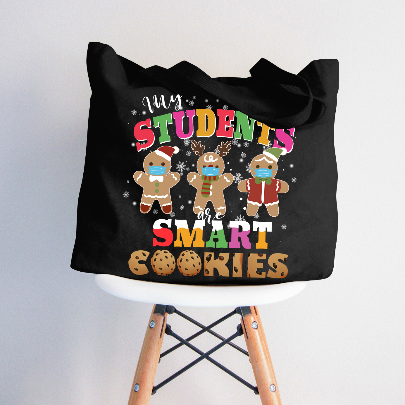 Meine Schüler sind schlaue Kekse Lehrer Tragetasche mit Reißverschluss