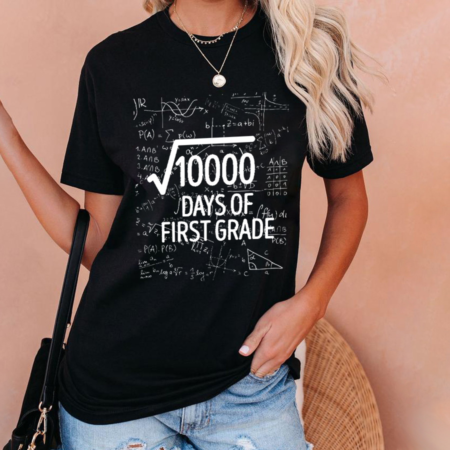 Personalized 100 Days Of First Grade T-Shirt