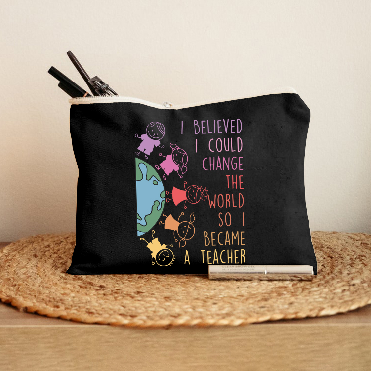 Ich glaubte, ich könnte die Welt verändern, also wurde ich Lehrerin Lehrer Schminktasche