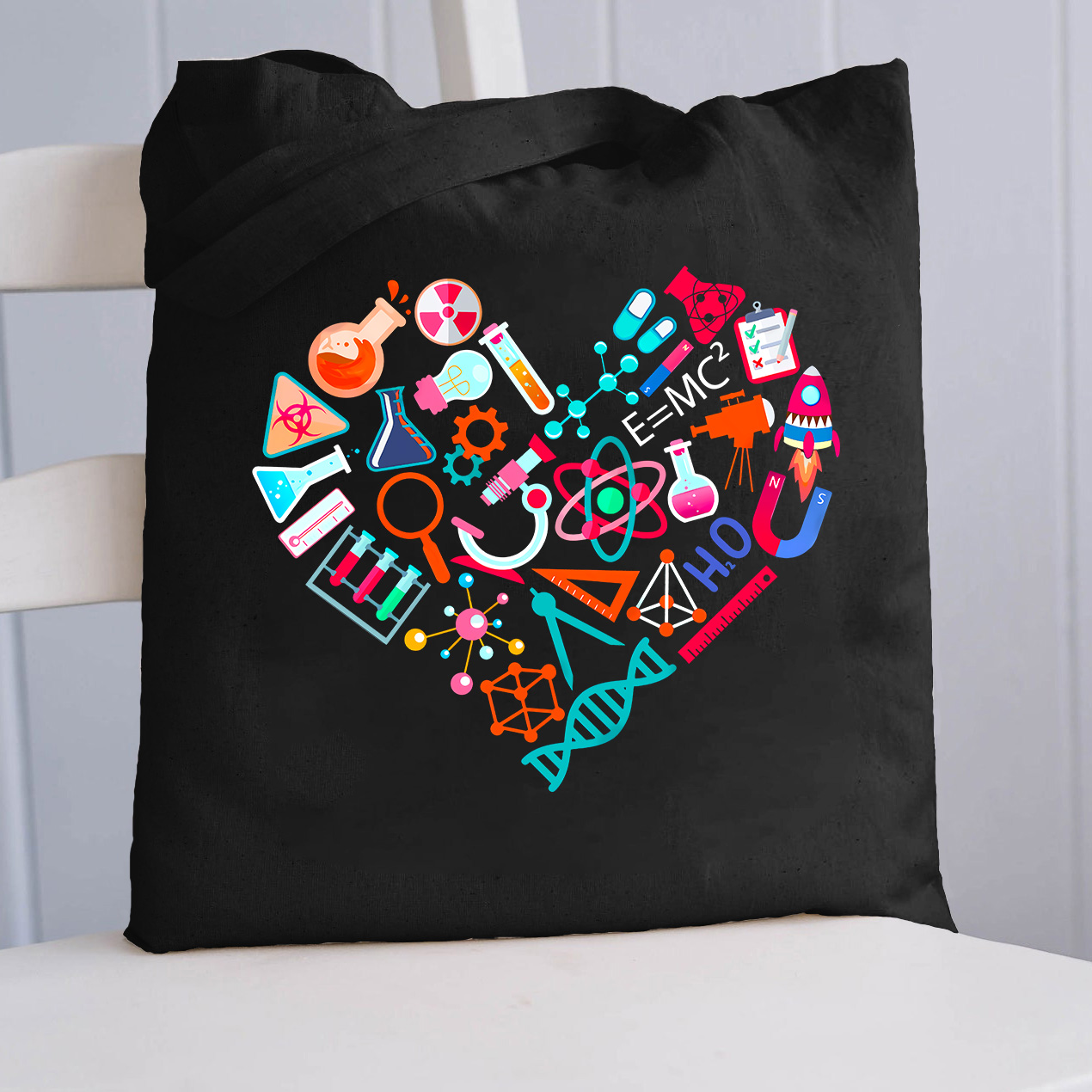 Liebe Wissenschaft Lehrer Tragetasche