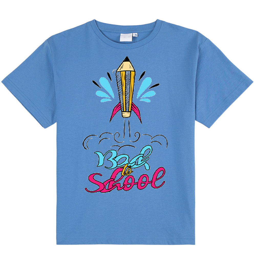 Pencil Rocket Back To School Kids T-Shirt