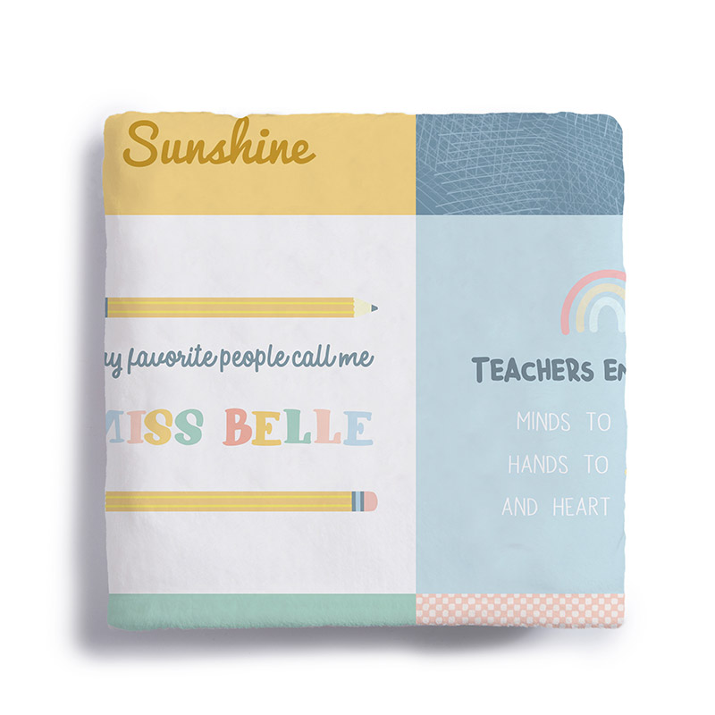 Colorful Teacher Blanket