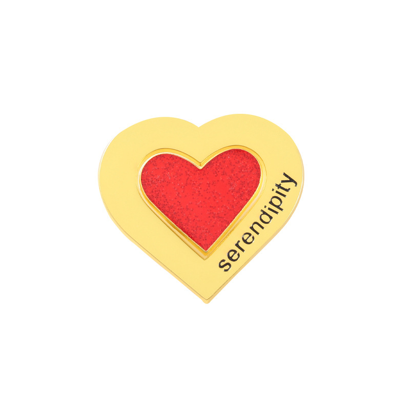 Herzrot Pin-Set