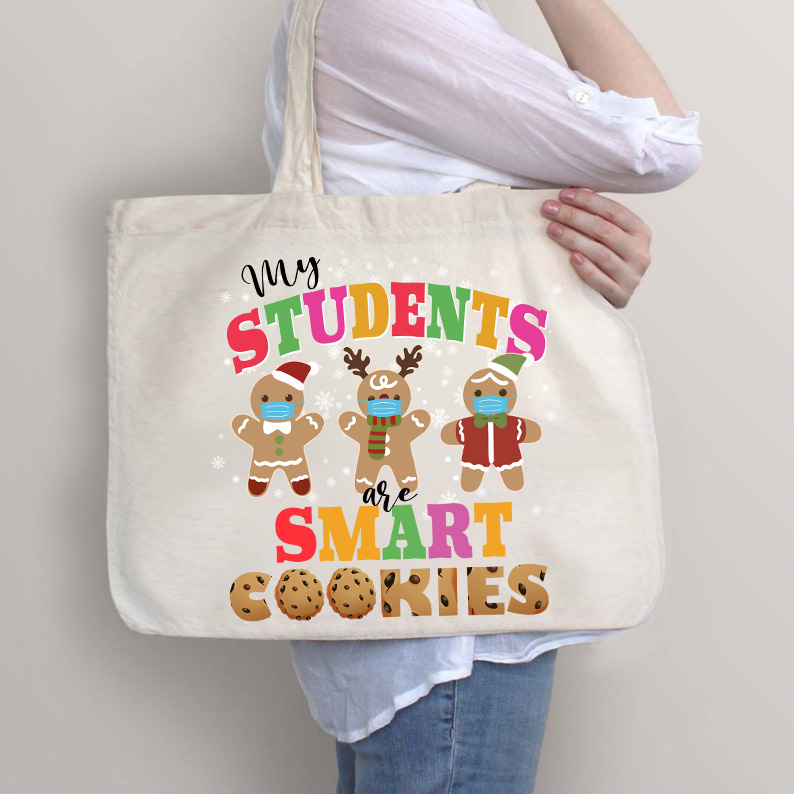 Meine Schüler sind schlaue Kekse Lehrer Tragetasche mit Reißverschluss