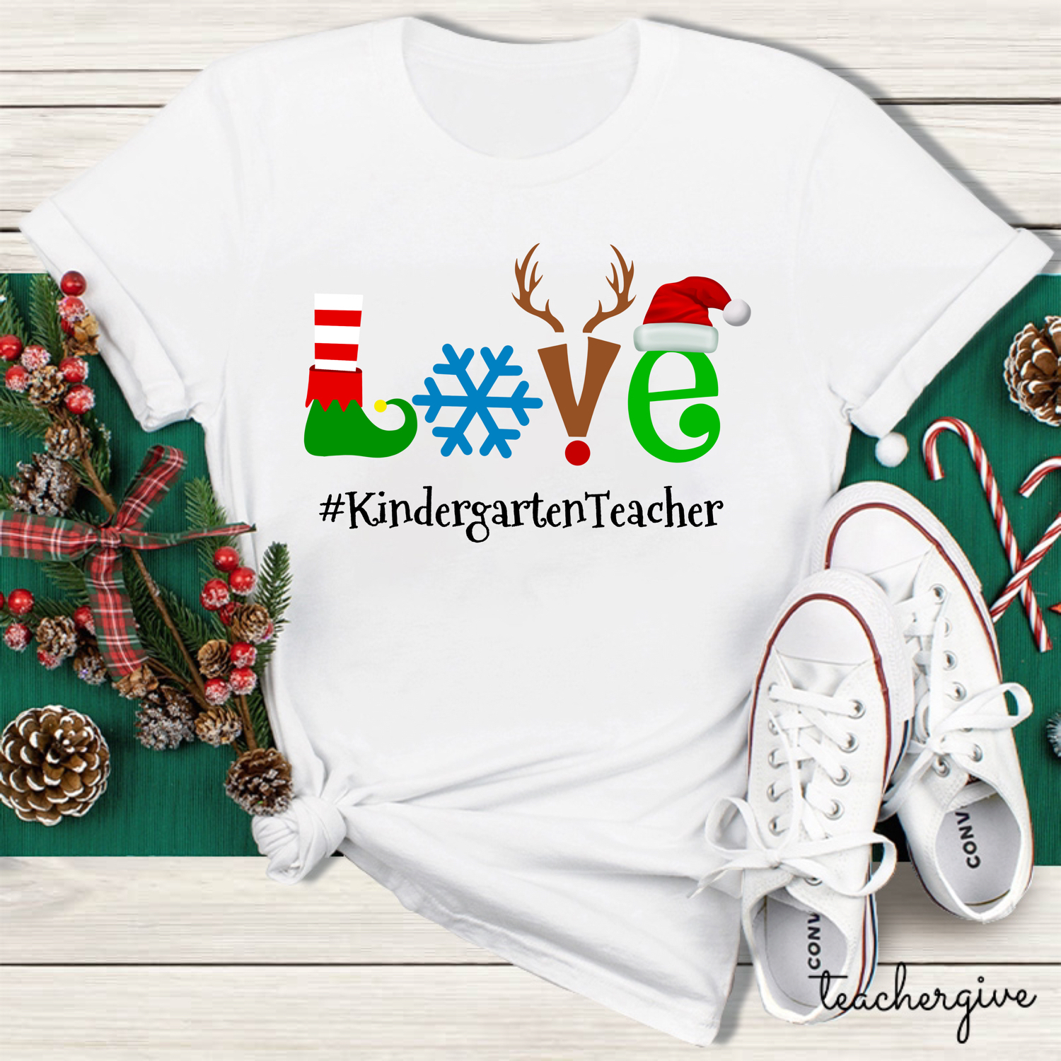 Personalized Love Teacher T-Shirt