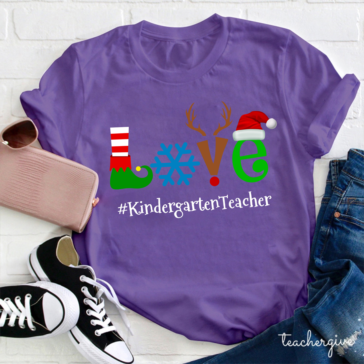 Personalized Love Teacher T-Shirt