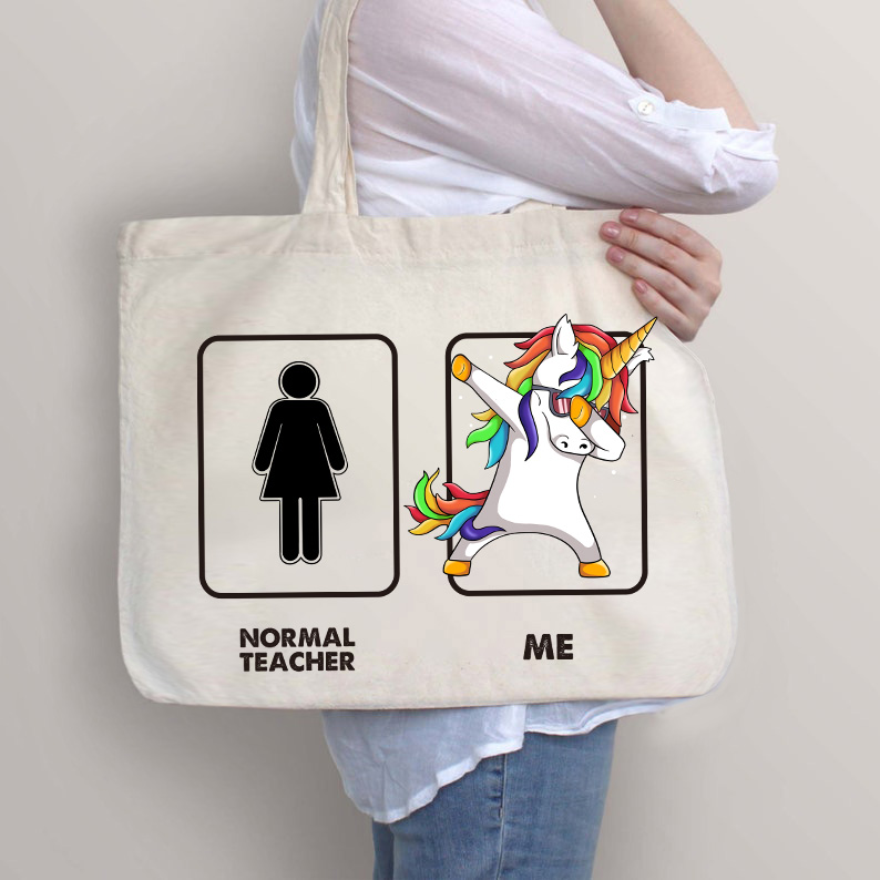 Normale Lehrer Tragetasche mit Reißverschluss