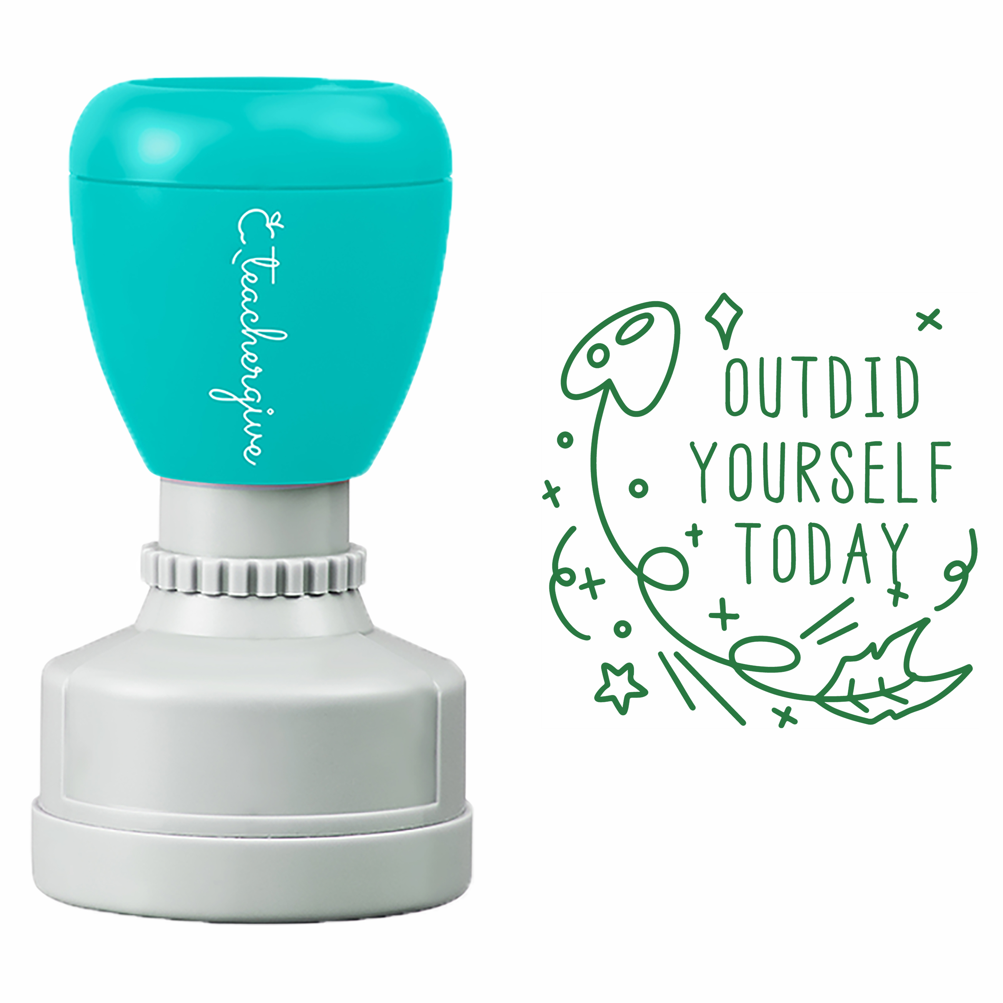 Outdid Yourself Today Stamp