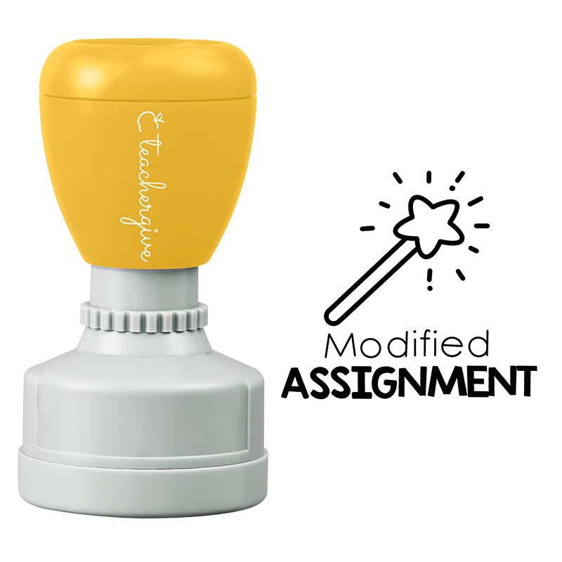 Modified Assignment Teacher Stamp