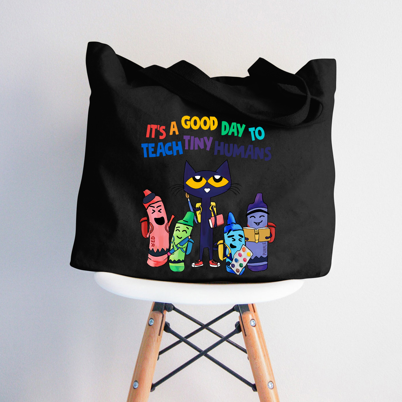 Es ist ein guter Tag, um kleine Menschen zu unterrichten Lehrer Tragetasche mit Reißverschluss