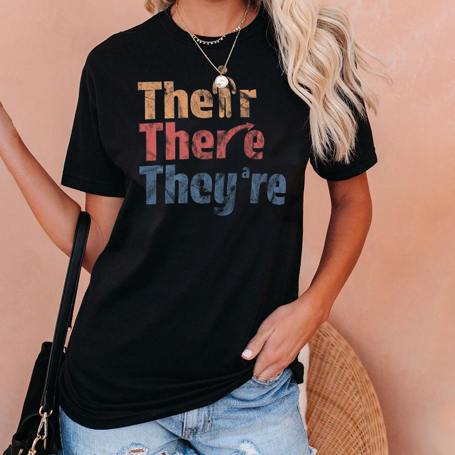 Their There They're Teacher T-Shirt