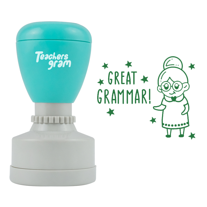 Tolle Grammatik Lehrer Stempel