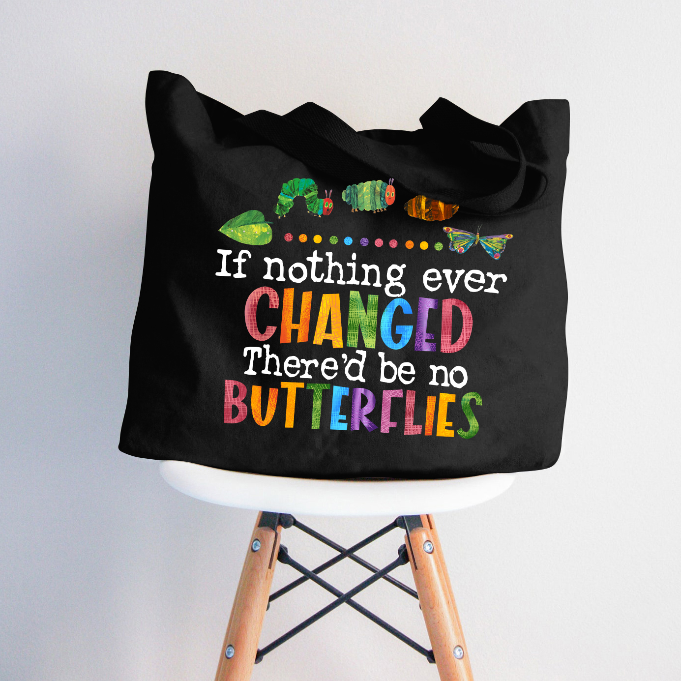 Wenn sich nie etwas änderte Lehrer Tragetasche mit Reißverschluss