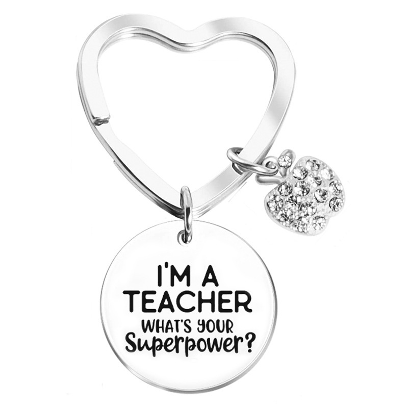 Teacher Plant Seeds Keychain