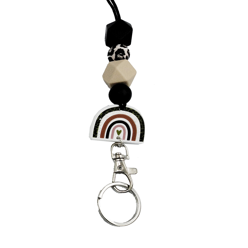 Rainbow Love Teacher Lanyard