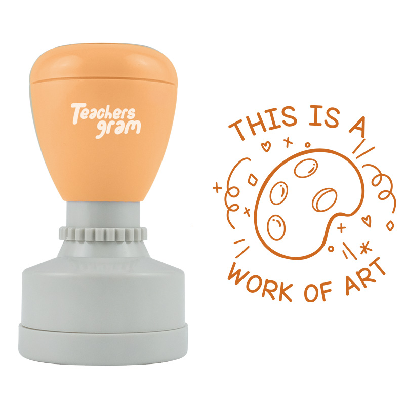 Dies ist ein Kunstwerk Lehrer Stempel