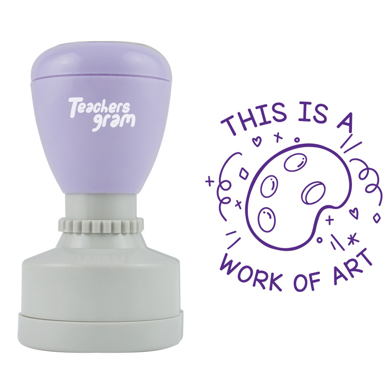 Dies ist ein Kunstwerk Lehrer Stempel