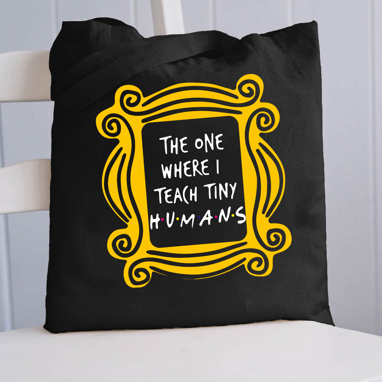 Der Ort, an dem ich kleine Menschen unterrichte Lehrer Tragetasche