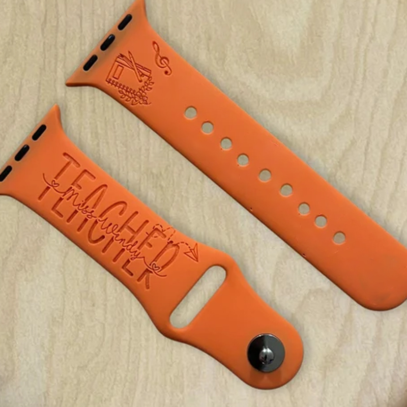 Personalized Music Notebook Teacher Name Apple Watch Band