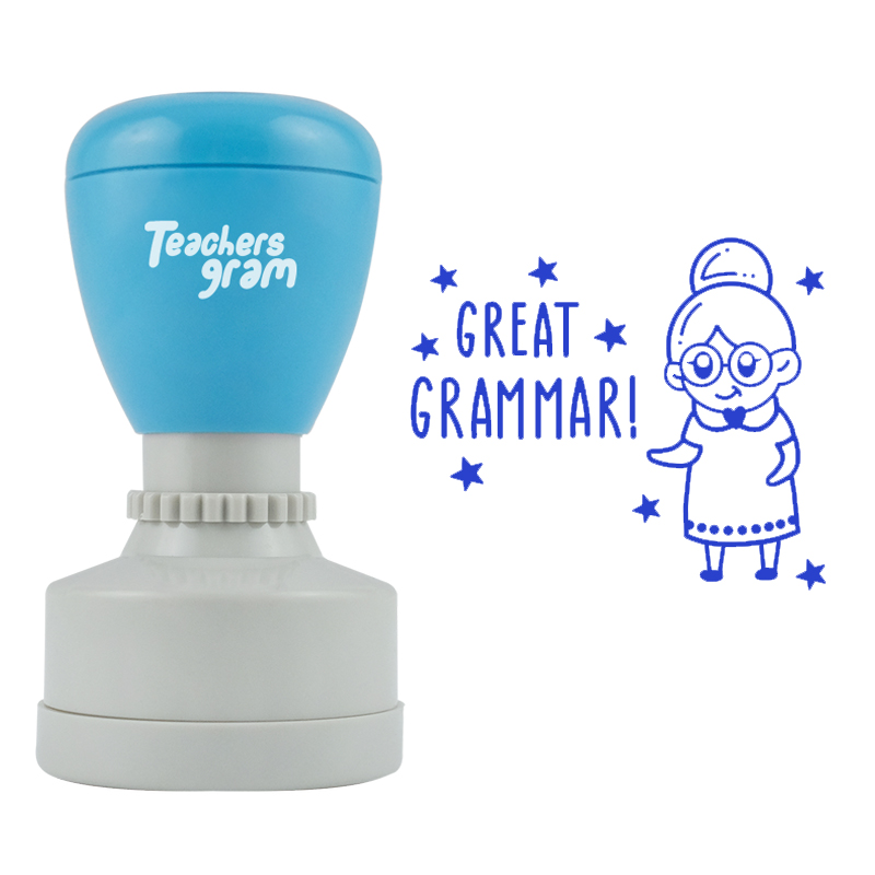 Tolle Grammatik Lehrer Stempel