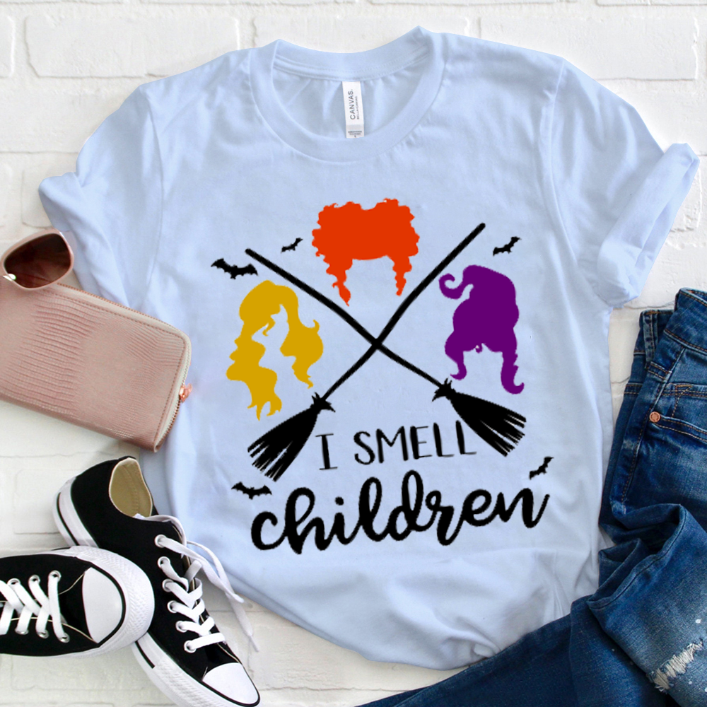 I Smell Children Halloween Witch T-Shirt