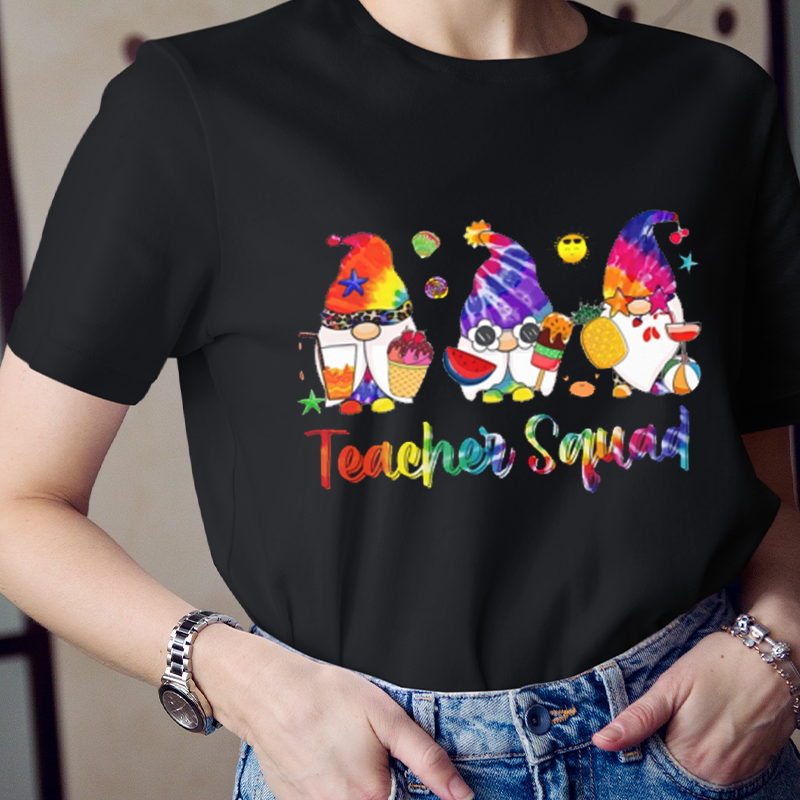 Teacher Squad Cartoon T-Shirt