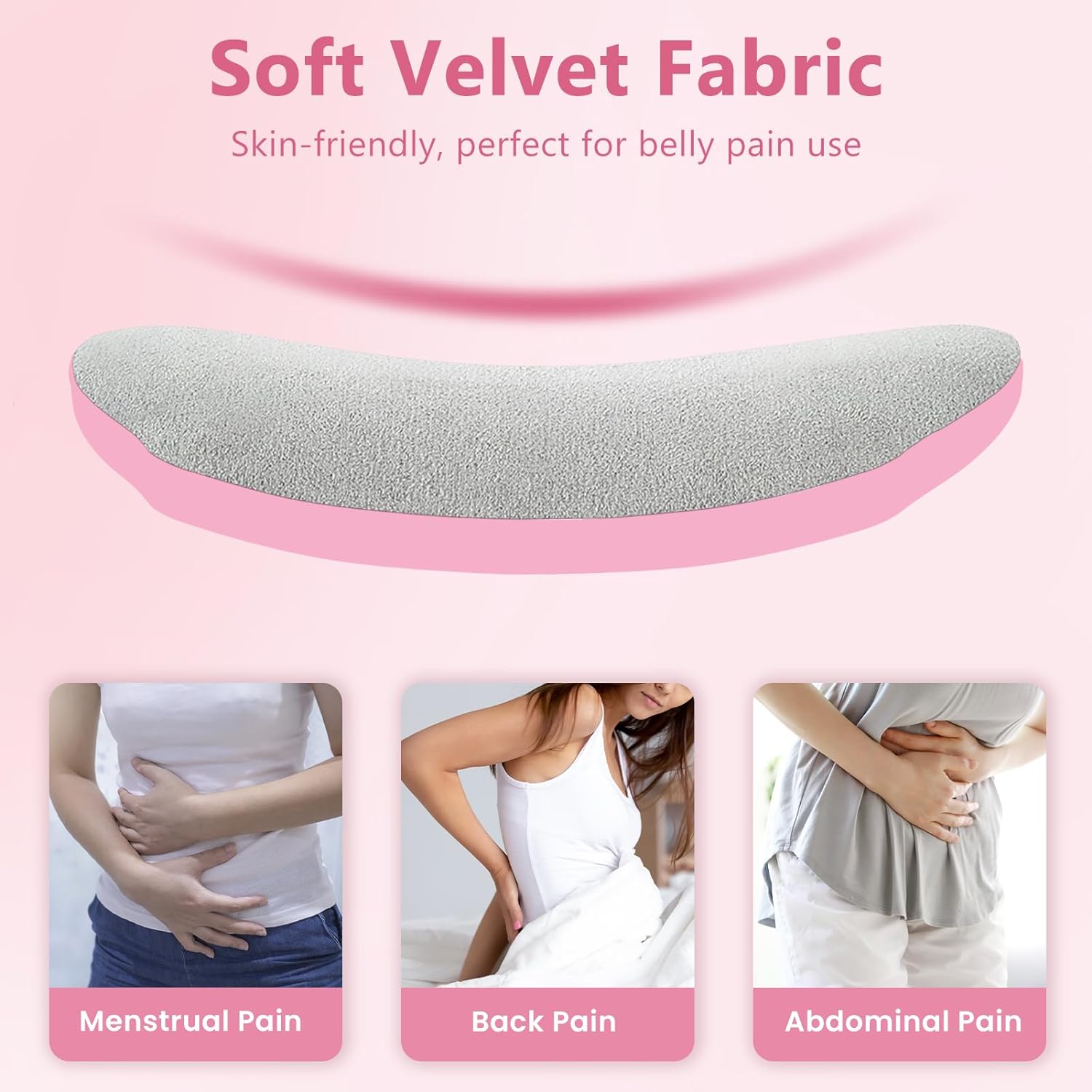  Heating Pads Period Cramps,6 Heat Levels and 6 Massage Modes