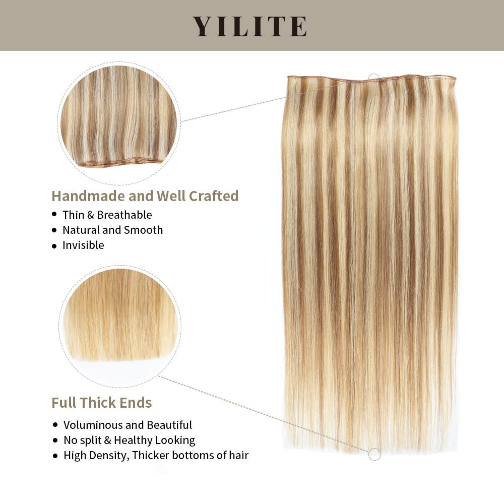 YILITE Seamless Genius Virgin Human Hair Weft 2PC (#P18/613 -yilitehair