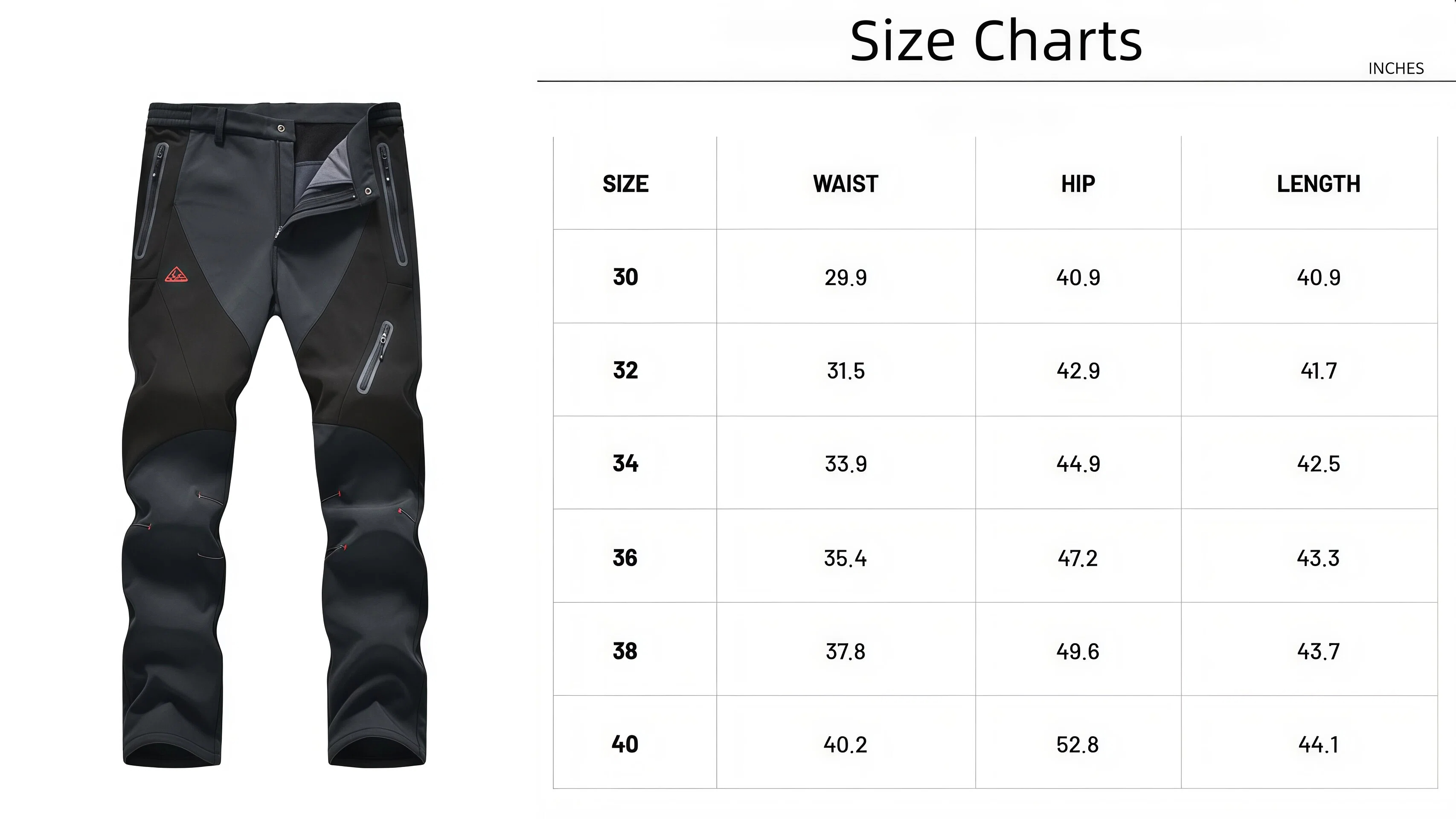 Men’s Winter Tactical Cargo Pants