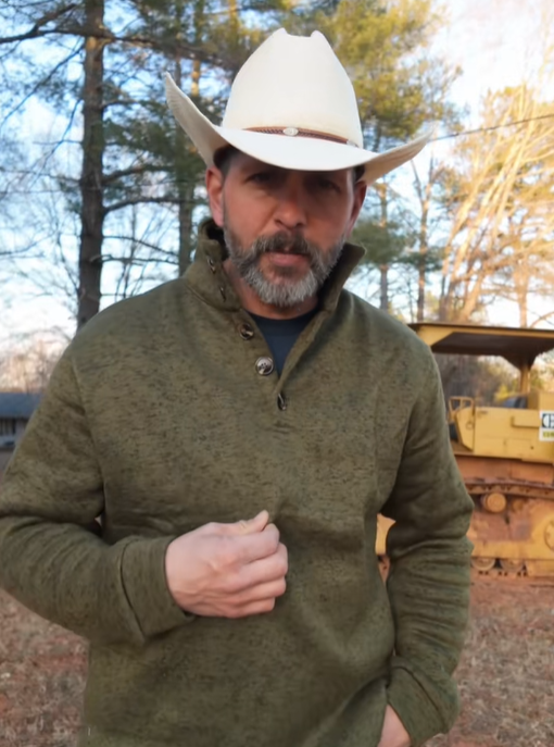 Men's Grey Fitted Long Sleeve Turtleneck Pullover Sweater