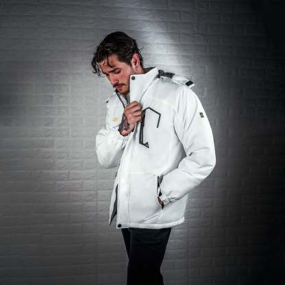 Men's Water-Repellent Winter Ski Jacket with Fleece Lining - MAGCOMSEN