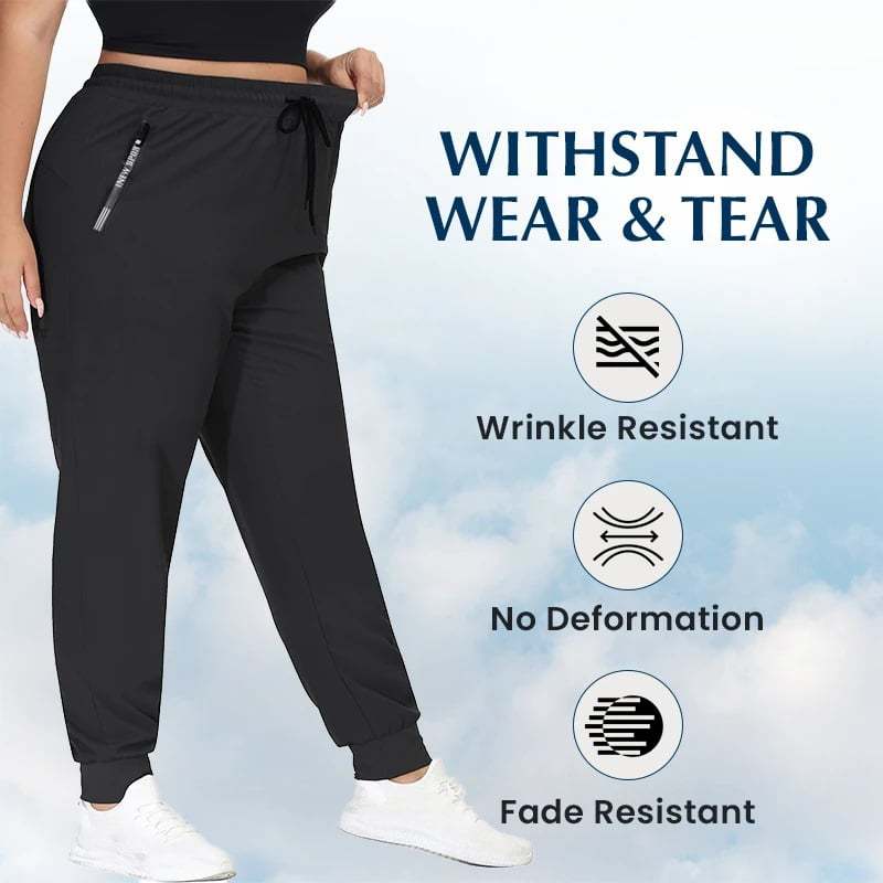 New Plus Size Unisex Ultra Stretch Quick Drying Pants